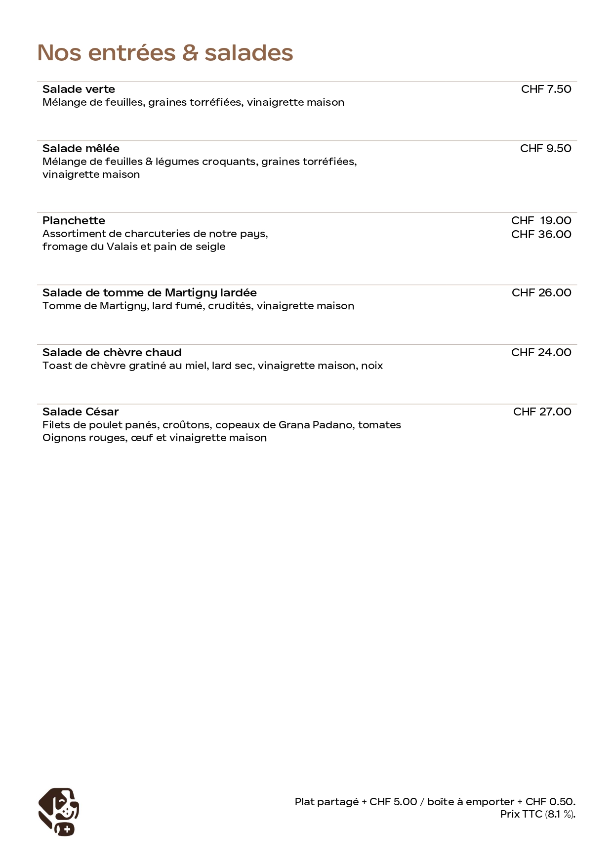 Il menu di stagione