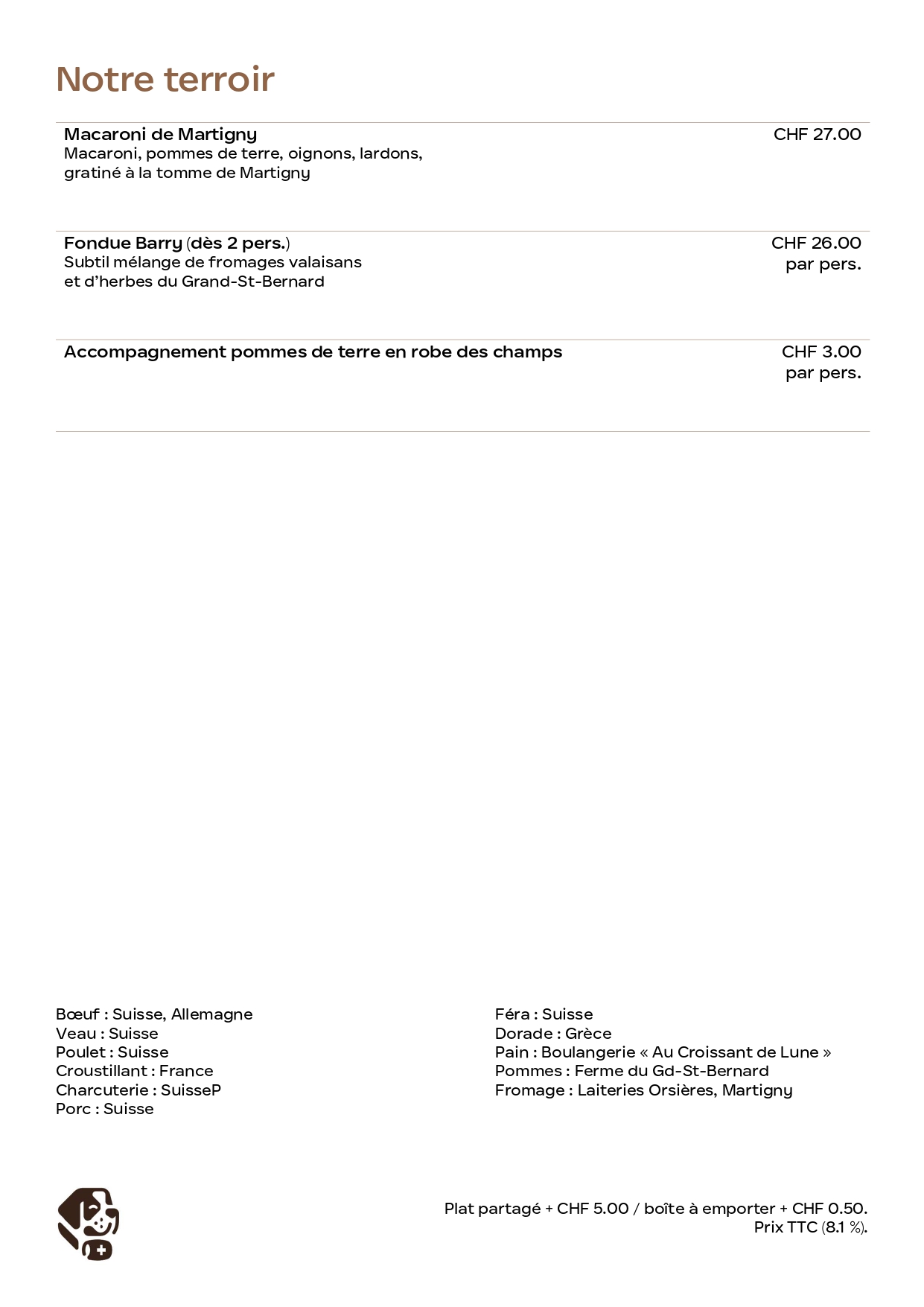 Il menu di stagione