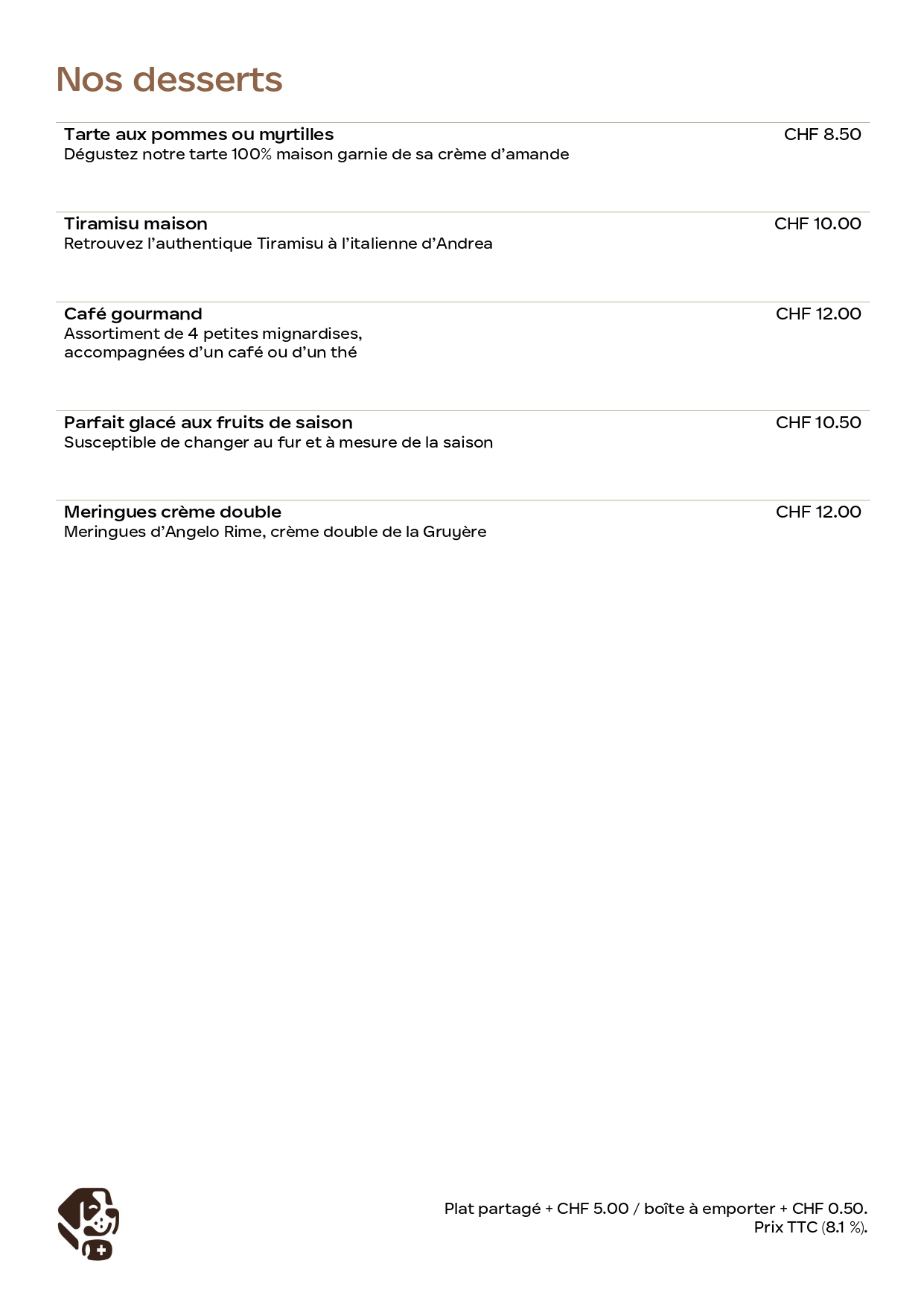 Il menu di stagione