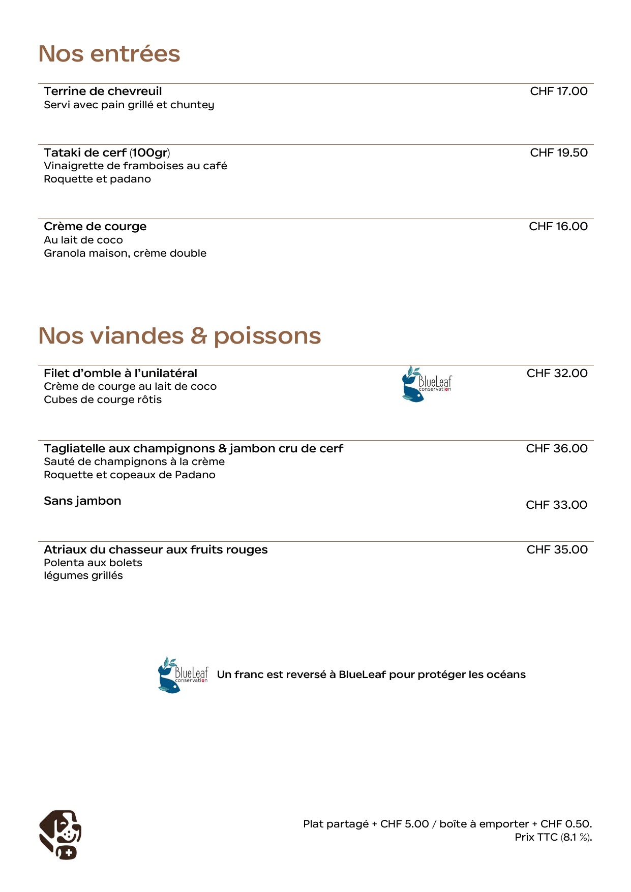 Carte de saison